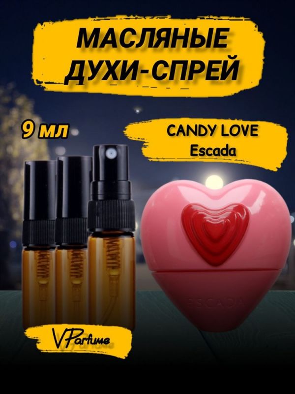 Escada Candy Love perfume oil spray Escada candy (9 ml)